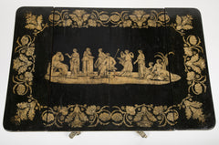 An English Regency Penwork Games Table