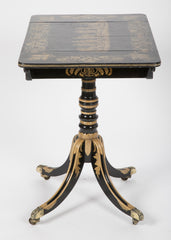 An English Regency Penwork Games Table