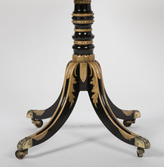 An English Regency Penwork Games Table