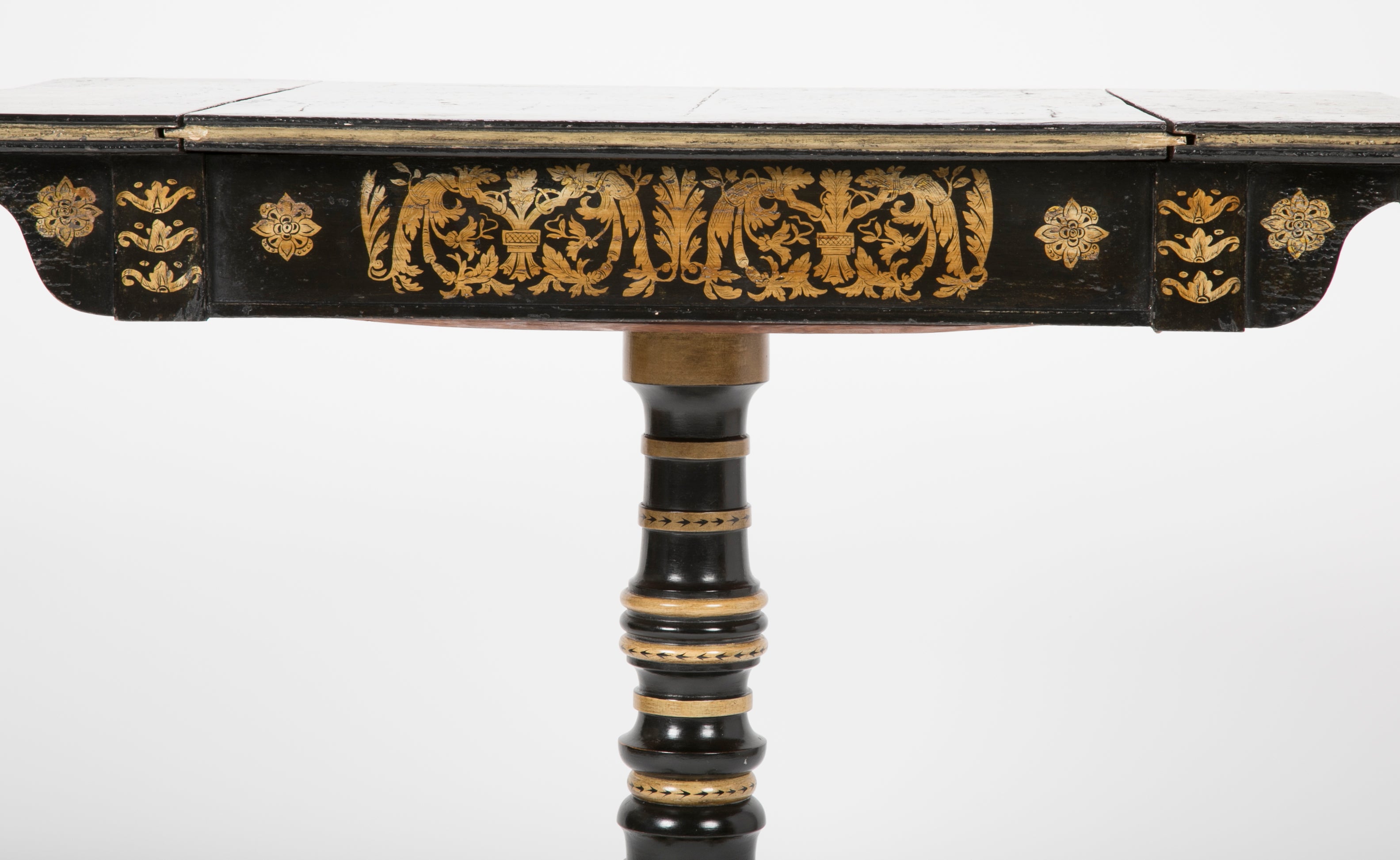 An English Regency Penwork Games Table