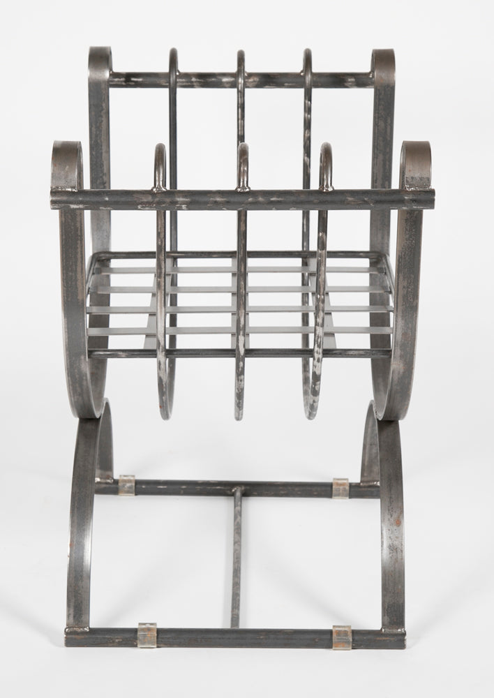 Neoclassical Style Iron Curule Form Benches