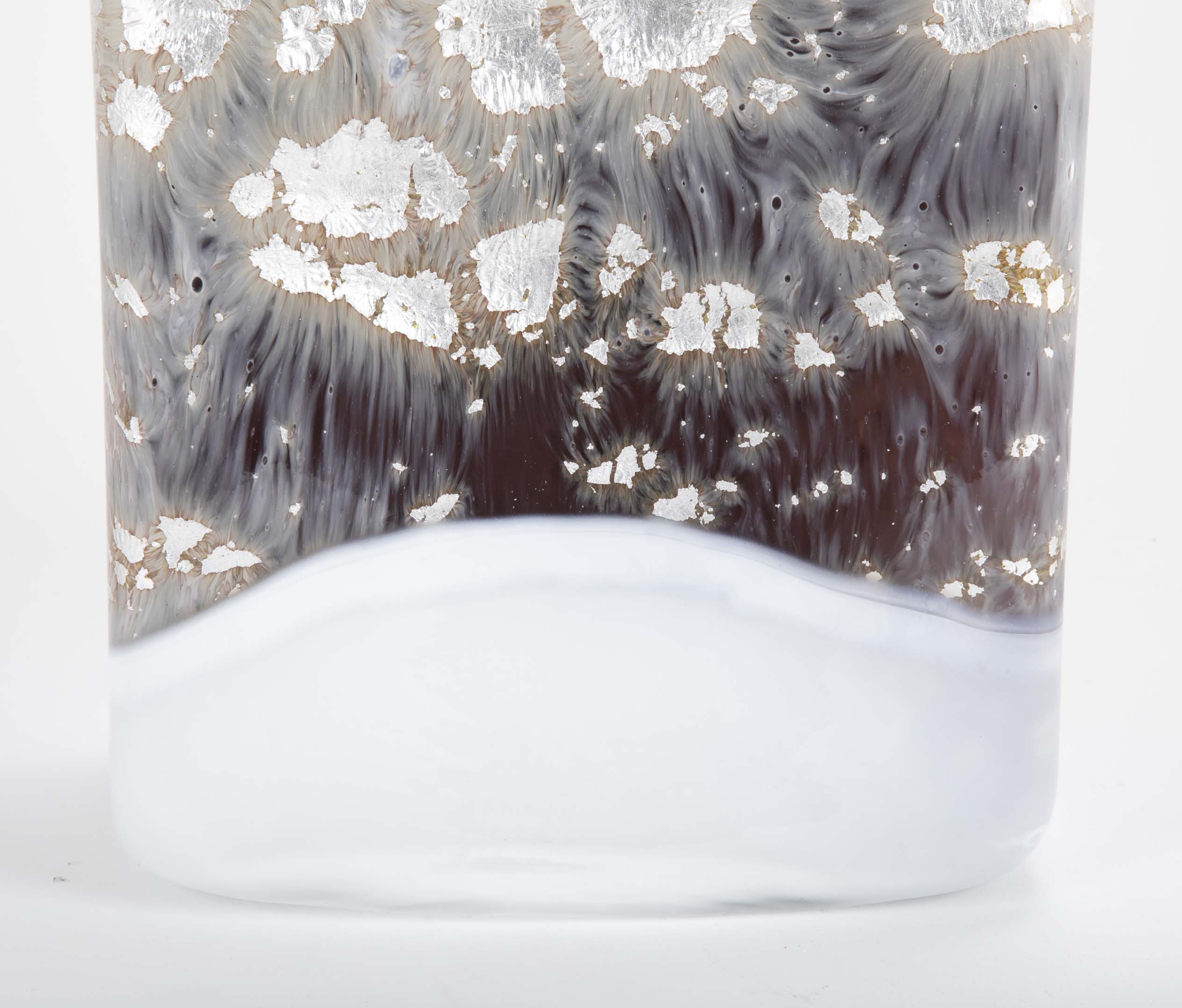 Exceptional Murano Glass Vase Hand Blown in Multiple Layers