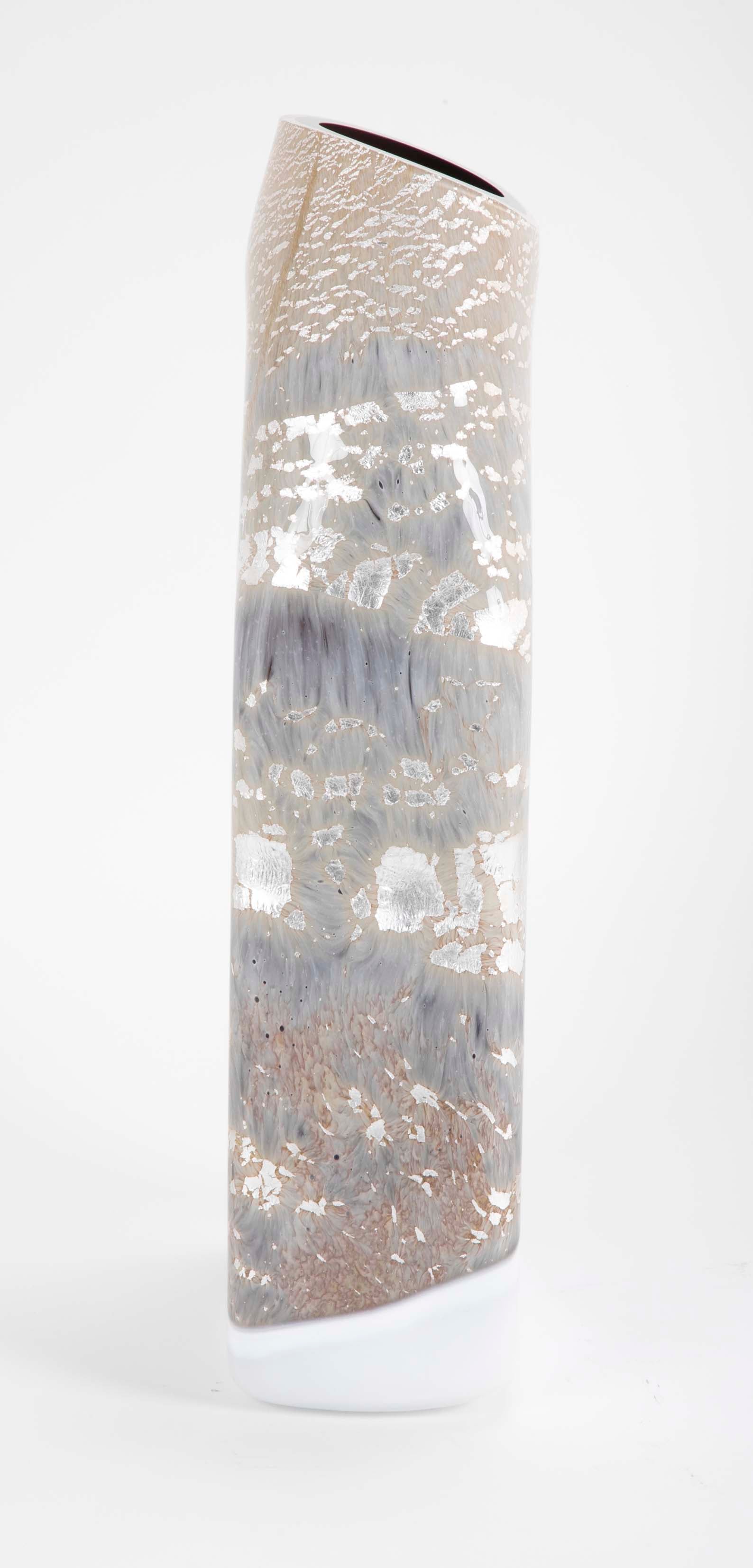 Exceptional Murano Glass Vase Hand Blown in Multiple Layers