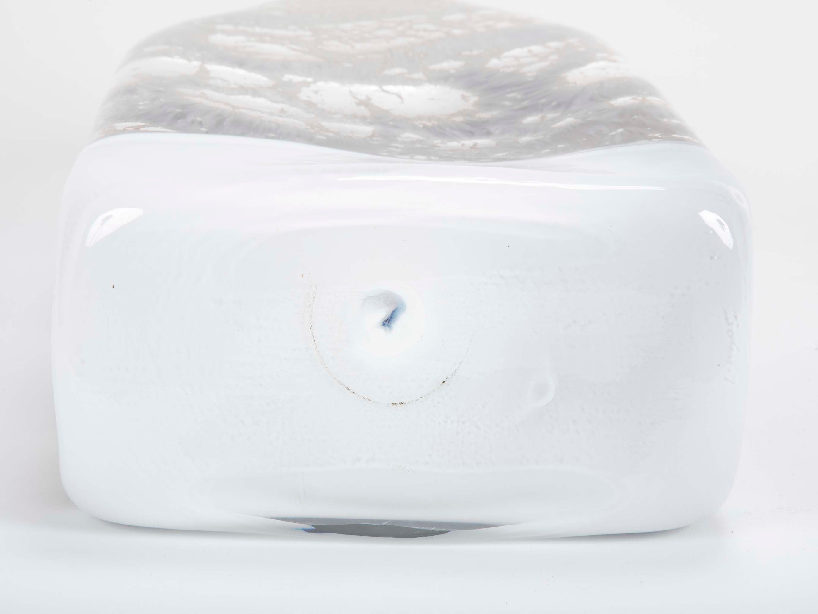 Exceptional Murano Glass Vase Hand Blown in Multiple Layers