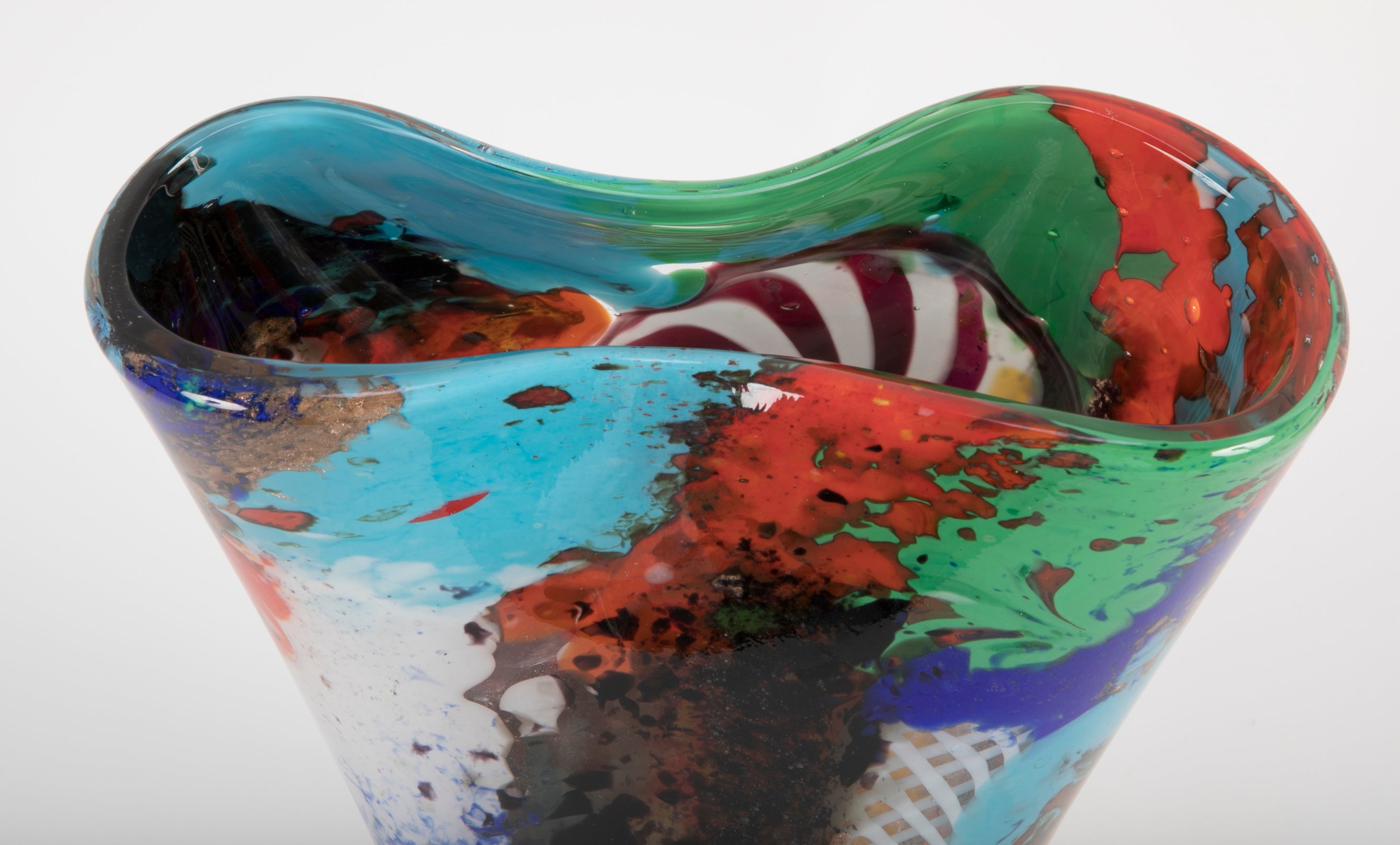 Dino Martens "Oriente" Vase for Aureliano Toso