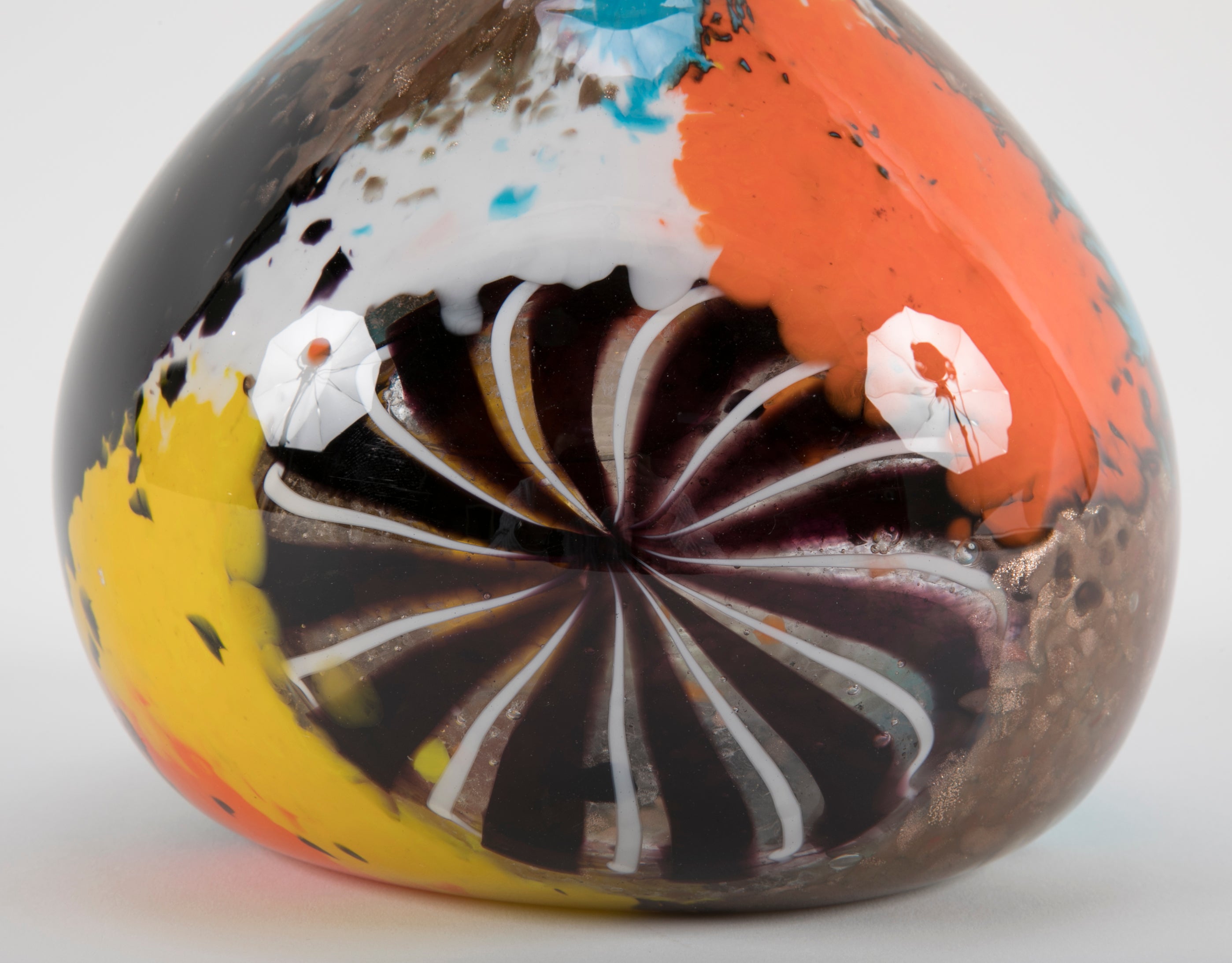 A Dino Martens for Aureliano Toso "Oriente" Gourd Shape Vase