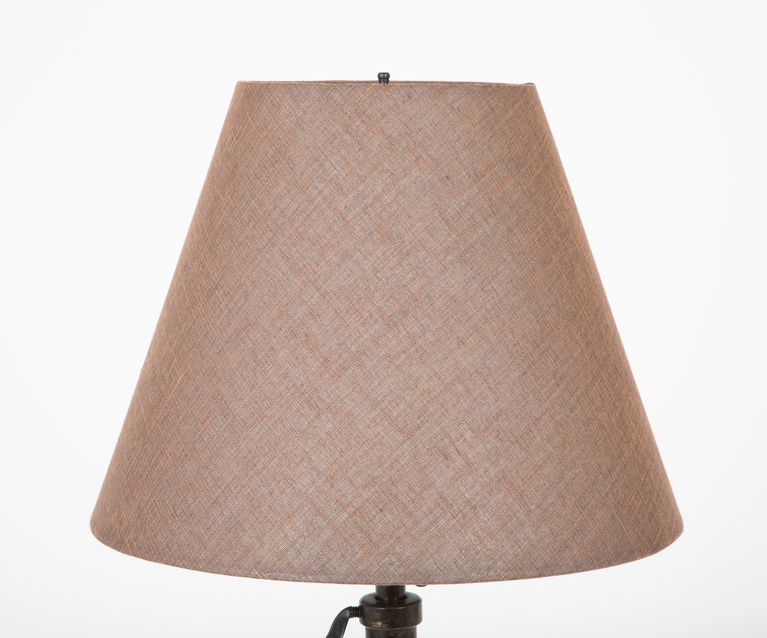 An Early 20th Century Patinated Bronze Height Adjustable Floor Lamp