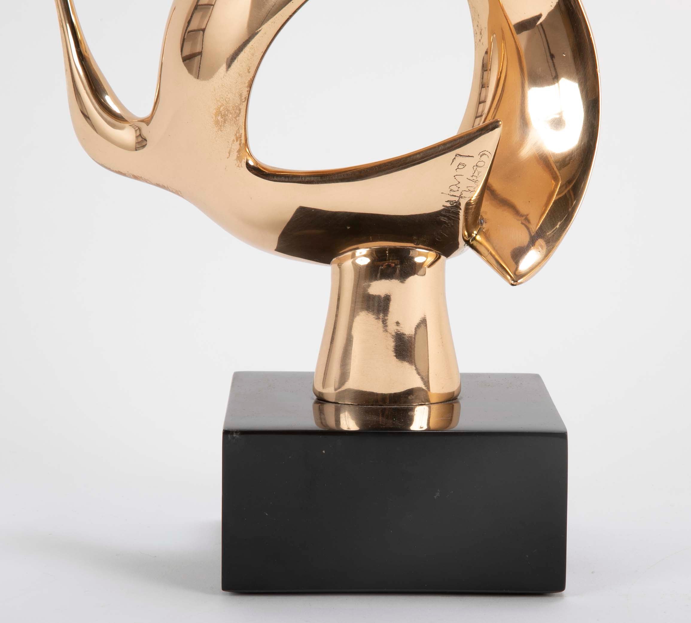 "Swirling Seagulls" signed Bronze Sculpture by Carla Lavatelli