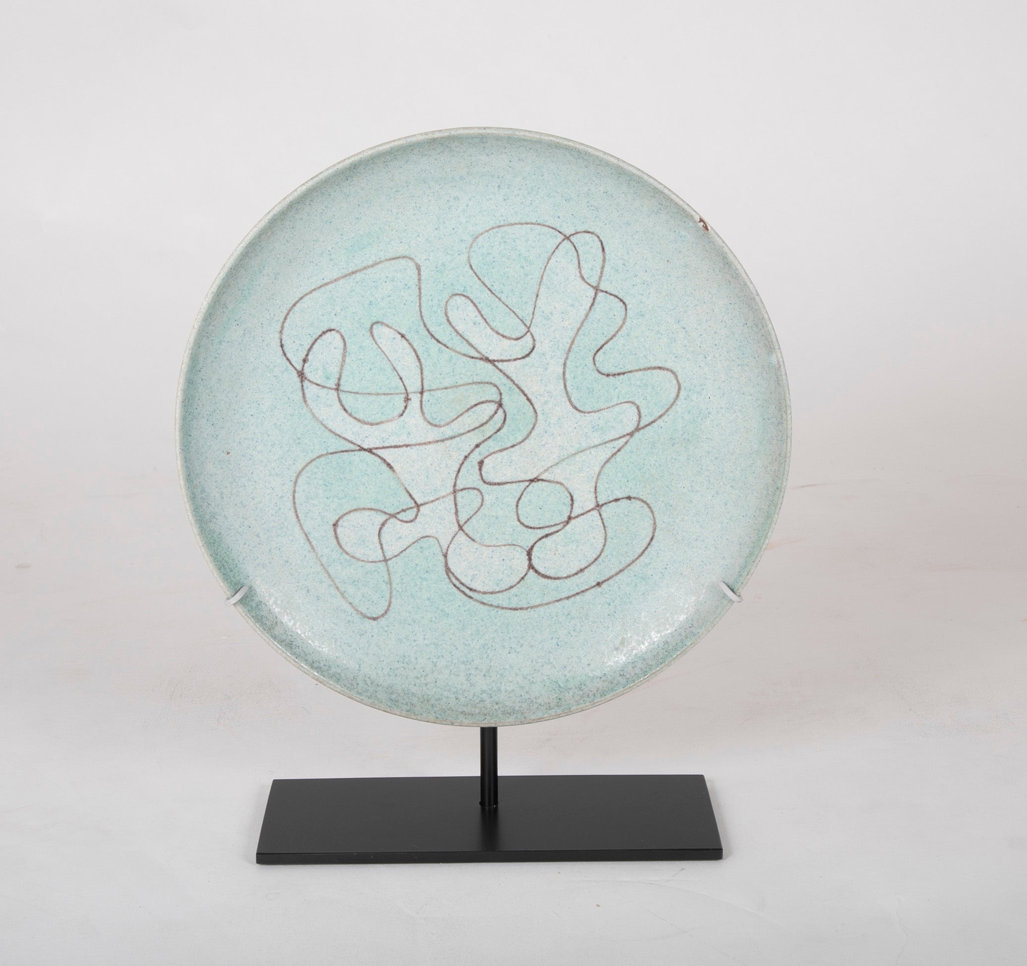 Stoneware Charger by Edwin & Mary Scheier