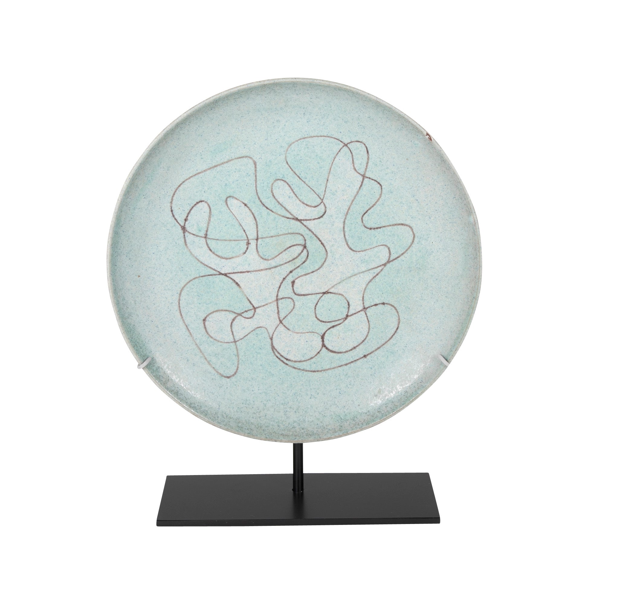 Stoneware Charger by Edwin & Mary Scheier