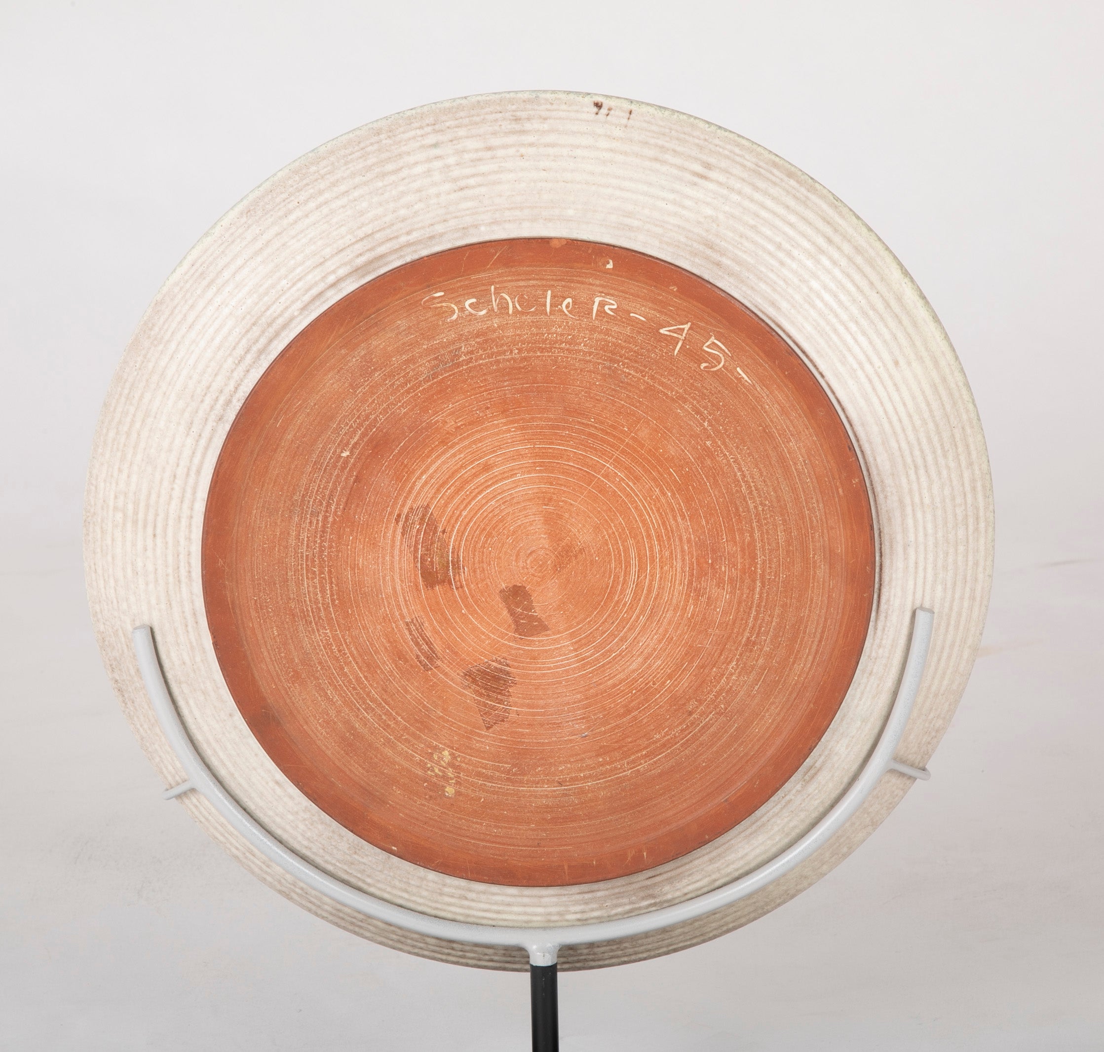 Stoneware Charger by Edwin & Mary Scheier