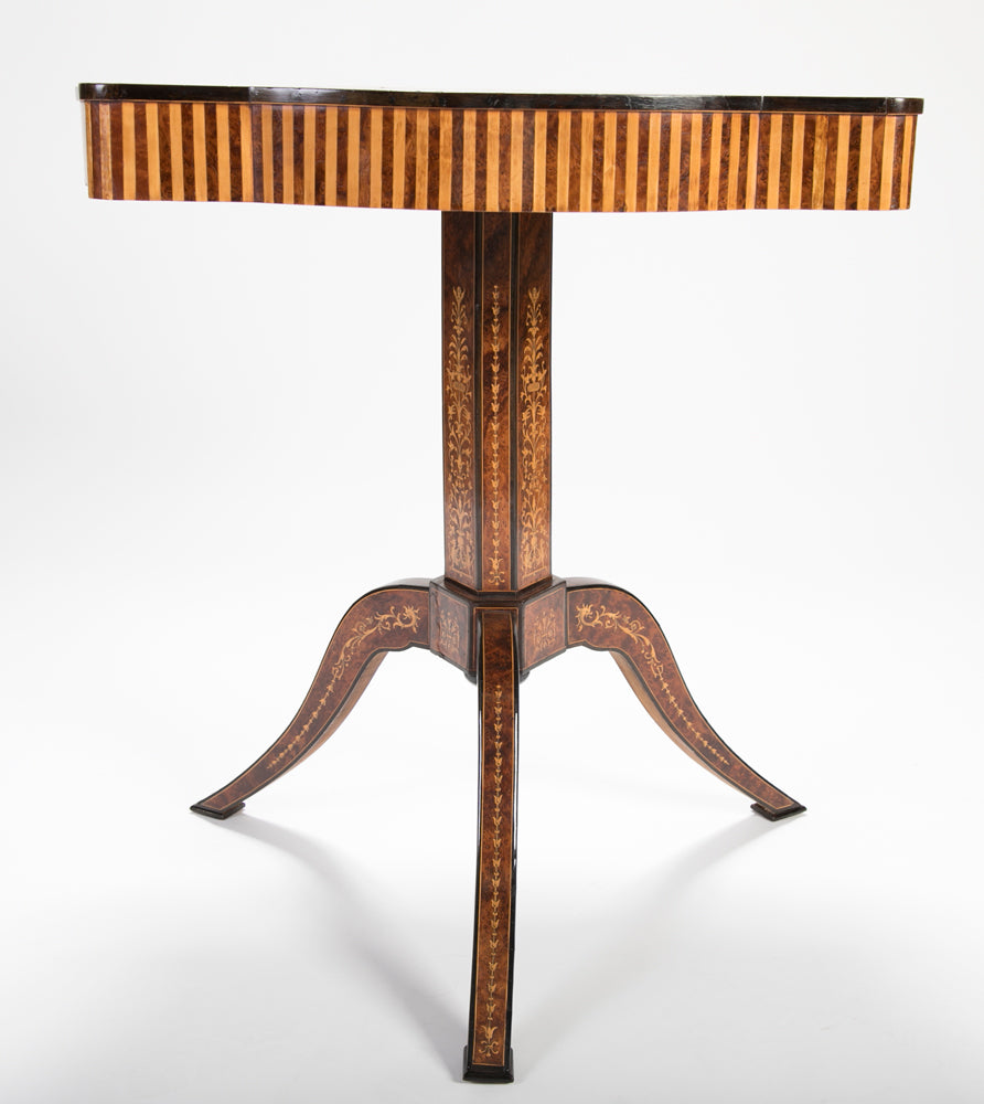 Italian Signed Sorrento Tilt Top Games Table