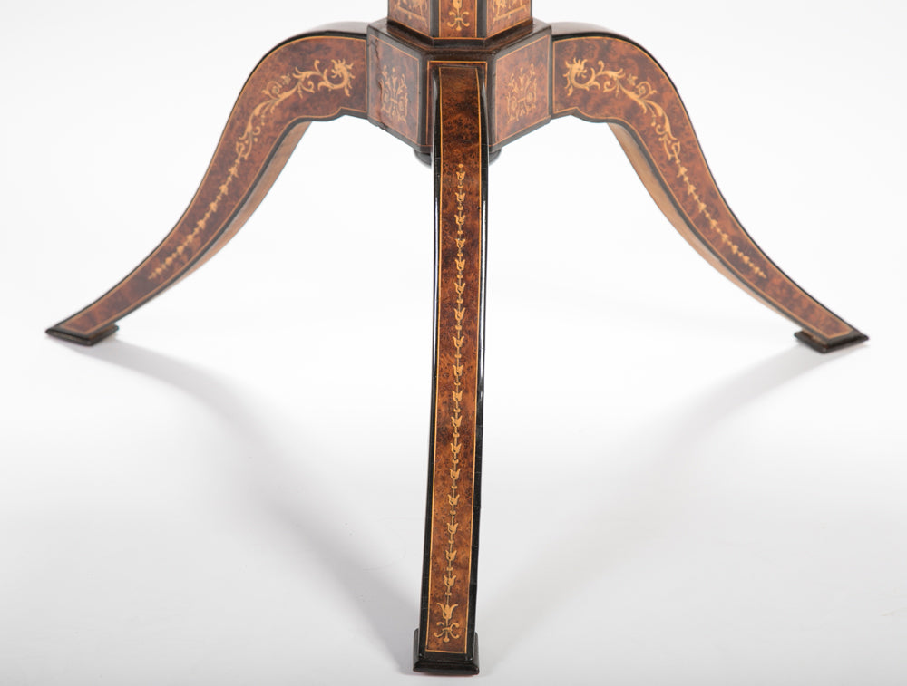 Italian Signed Sorrento Tilt Top Games Table