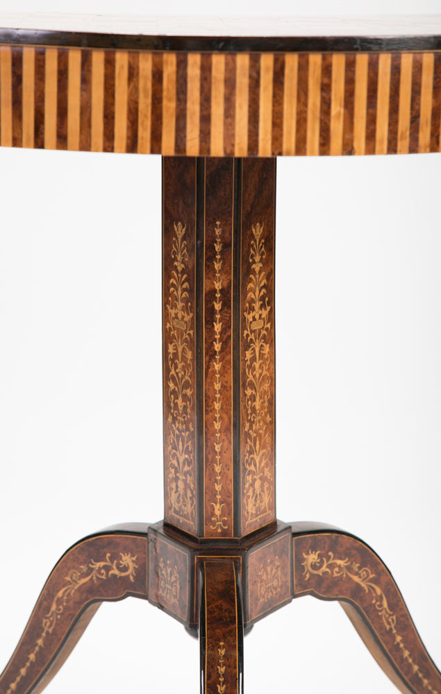Italian Signed Sorrento Tilt Top Games Table
