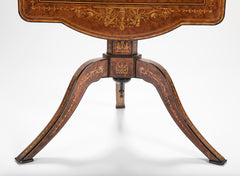 Italian Signed Sorrento Tilt Top Games Table