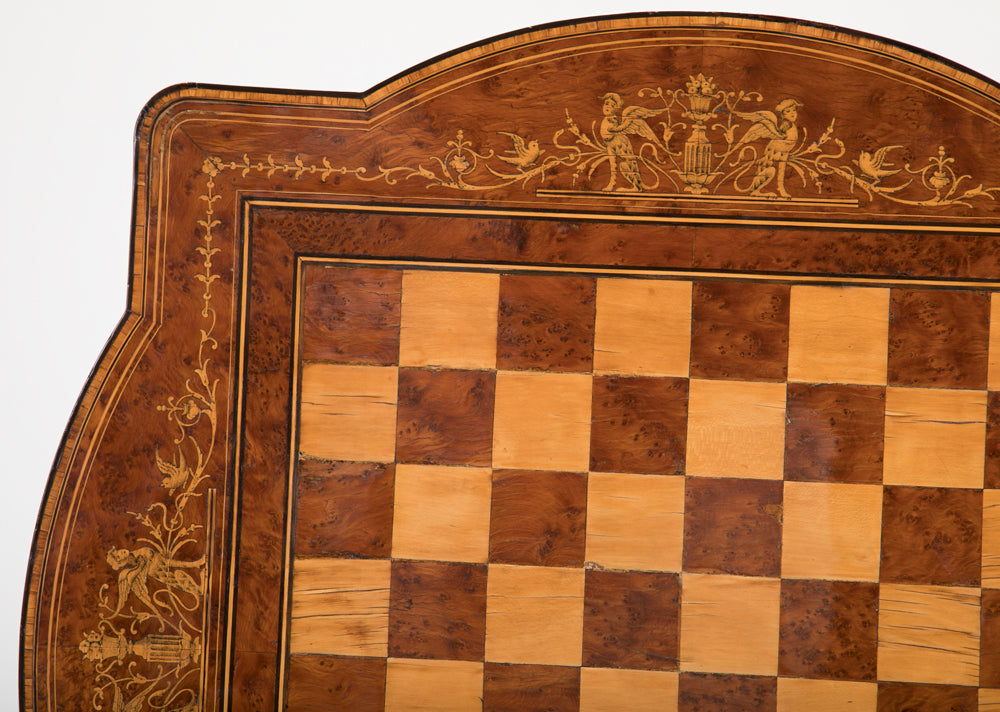 Italian Signed Sorrento Tilt Top Games Table