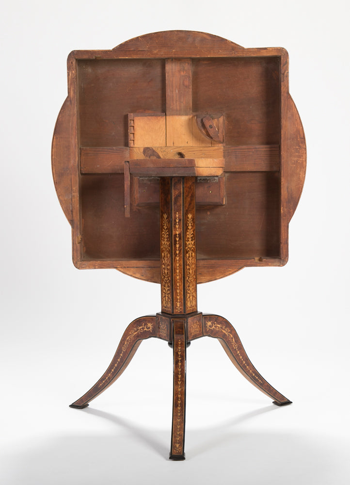 Italian Signed Sorrento Tilt Top Games Table