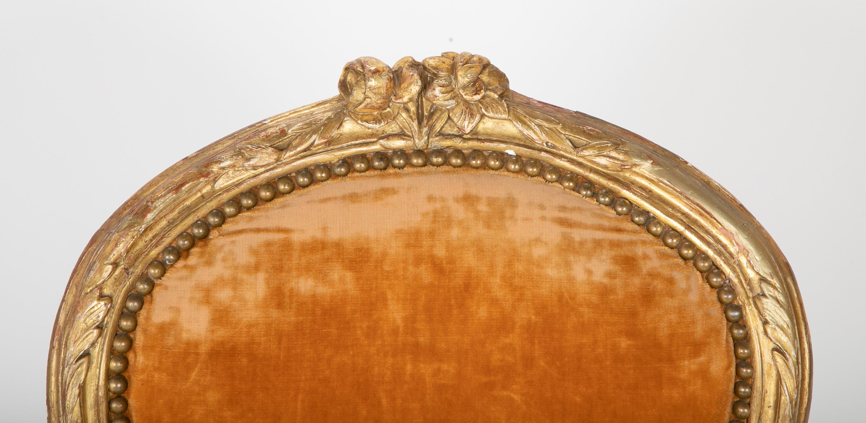 Pair of Louis XV Gilded Children's Fauteuil