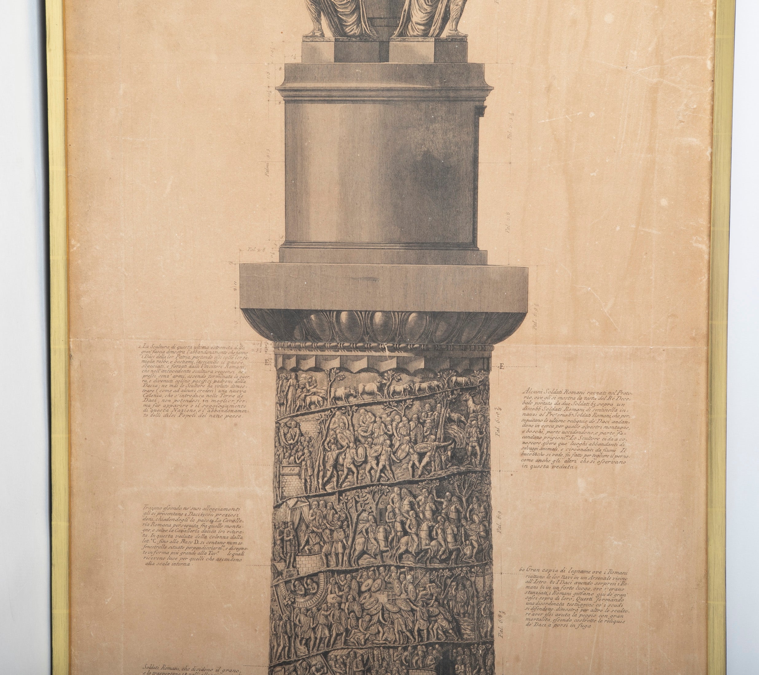 "Trajan's Column" Engraving.