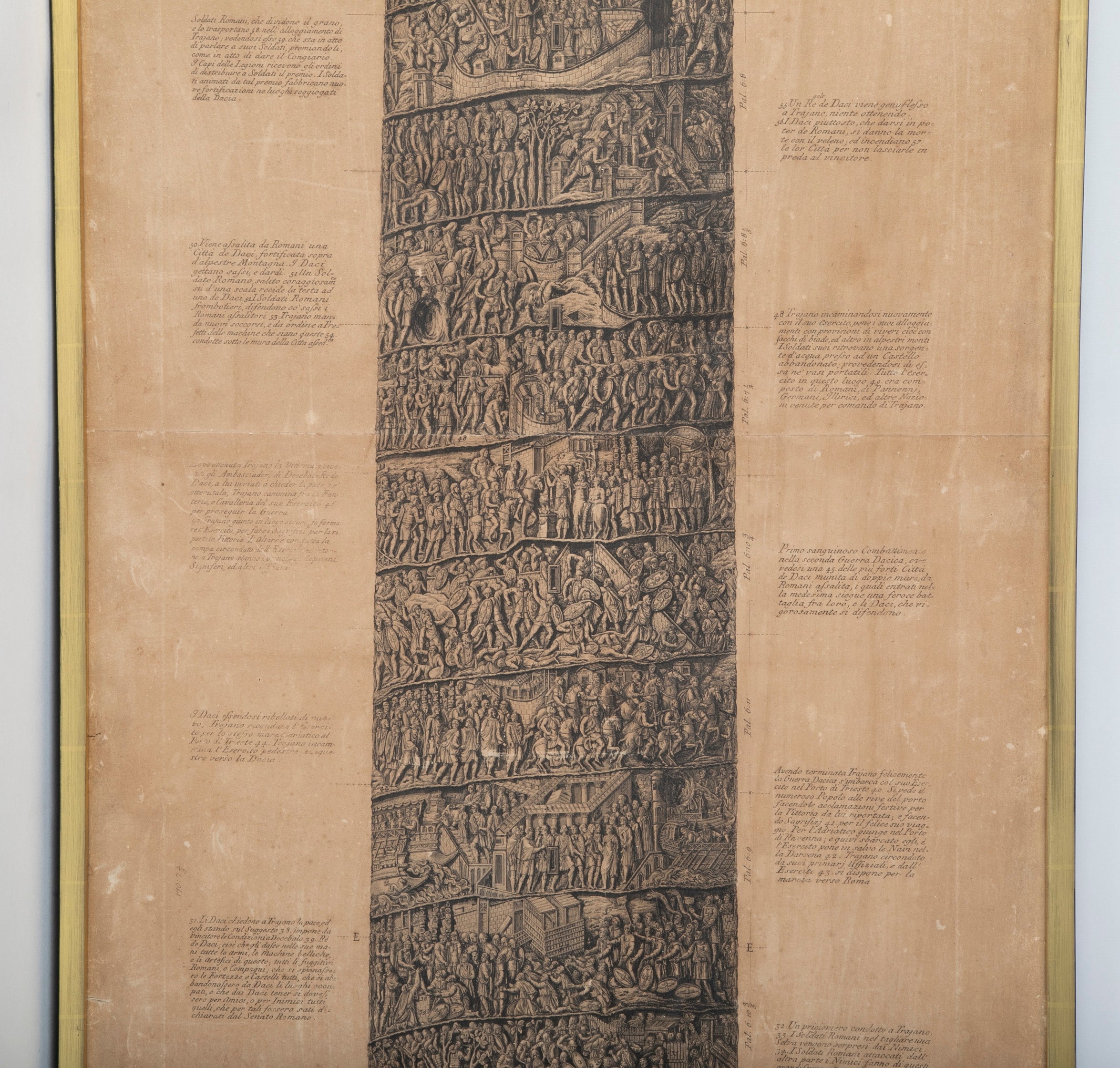 "Trajan's Column" Engraving.