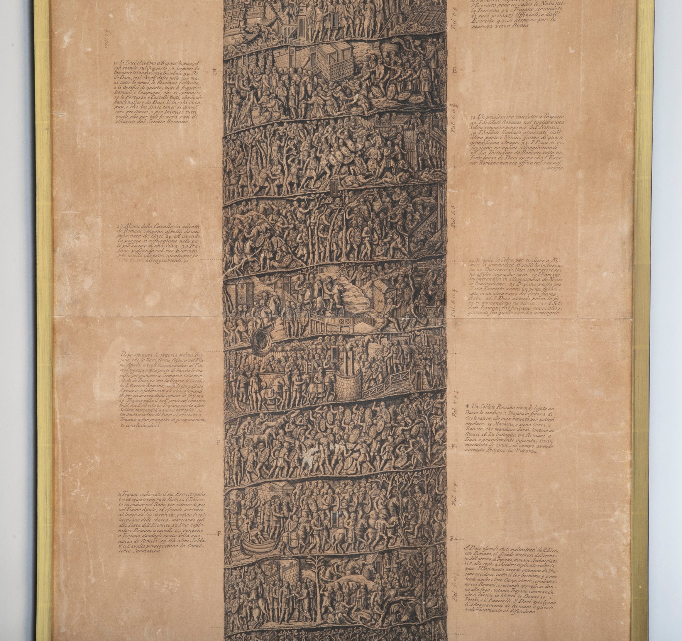 "Trajan's Column" Engraving.