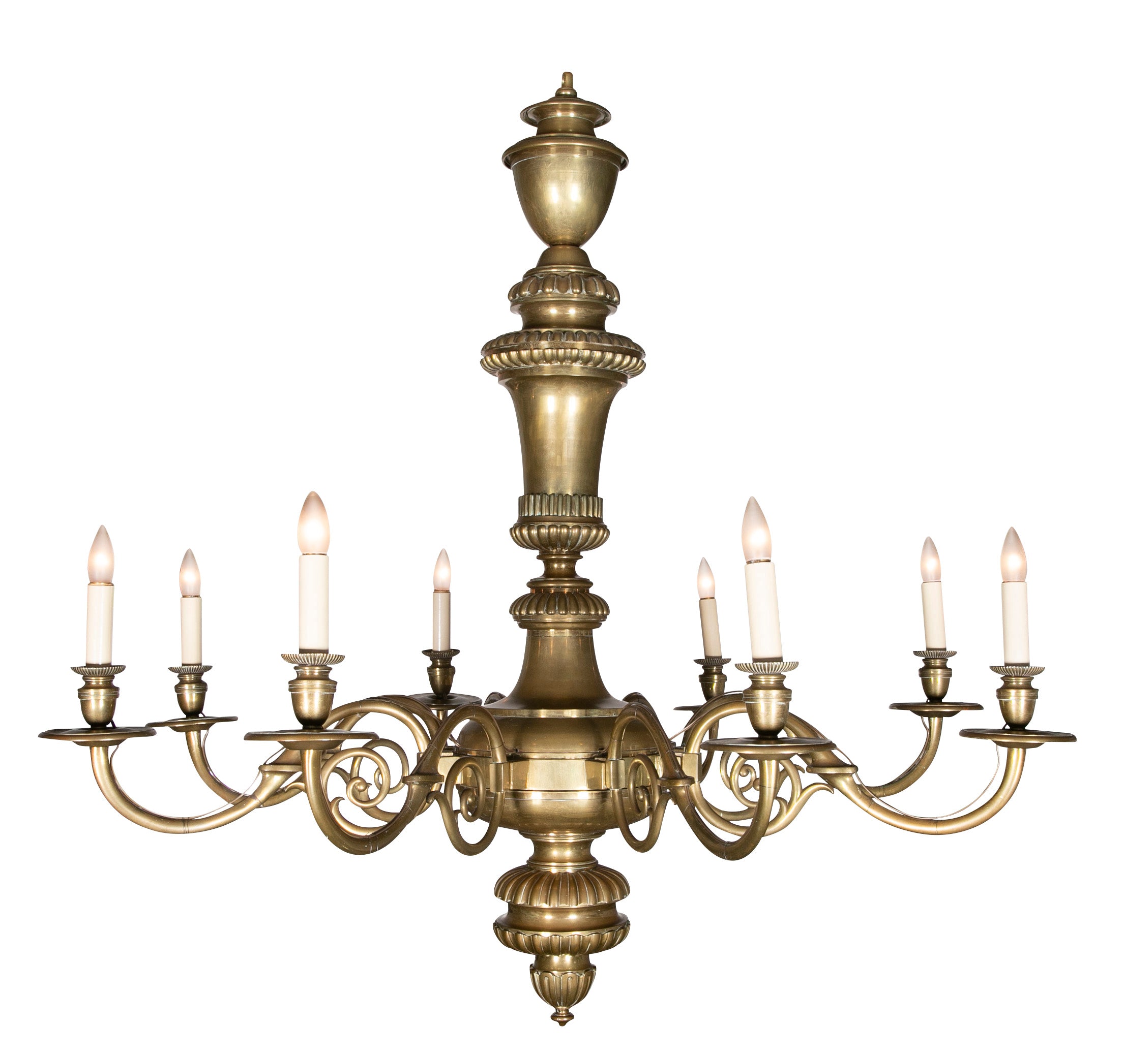 "Great Hall" Solid Brass Chandelier