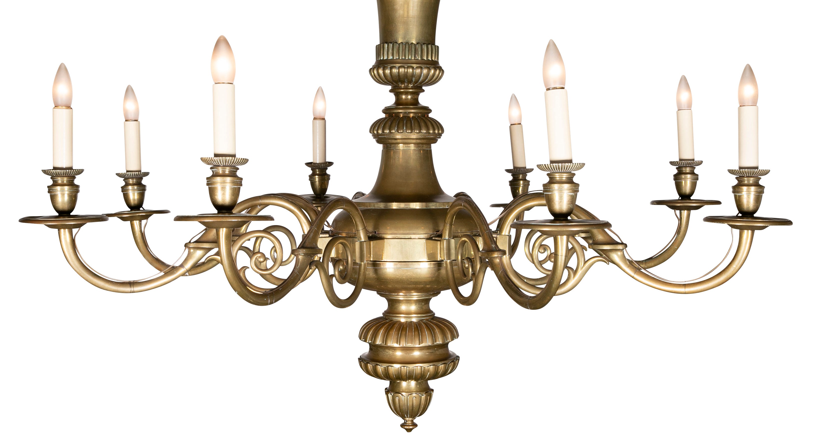 "Great Hall" Solid Brass Chandelier