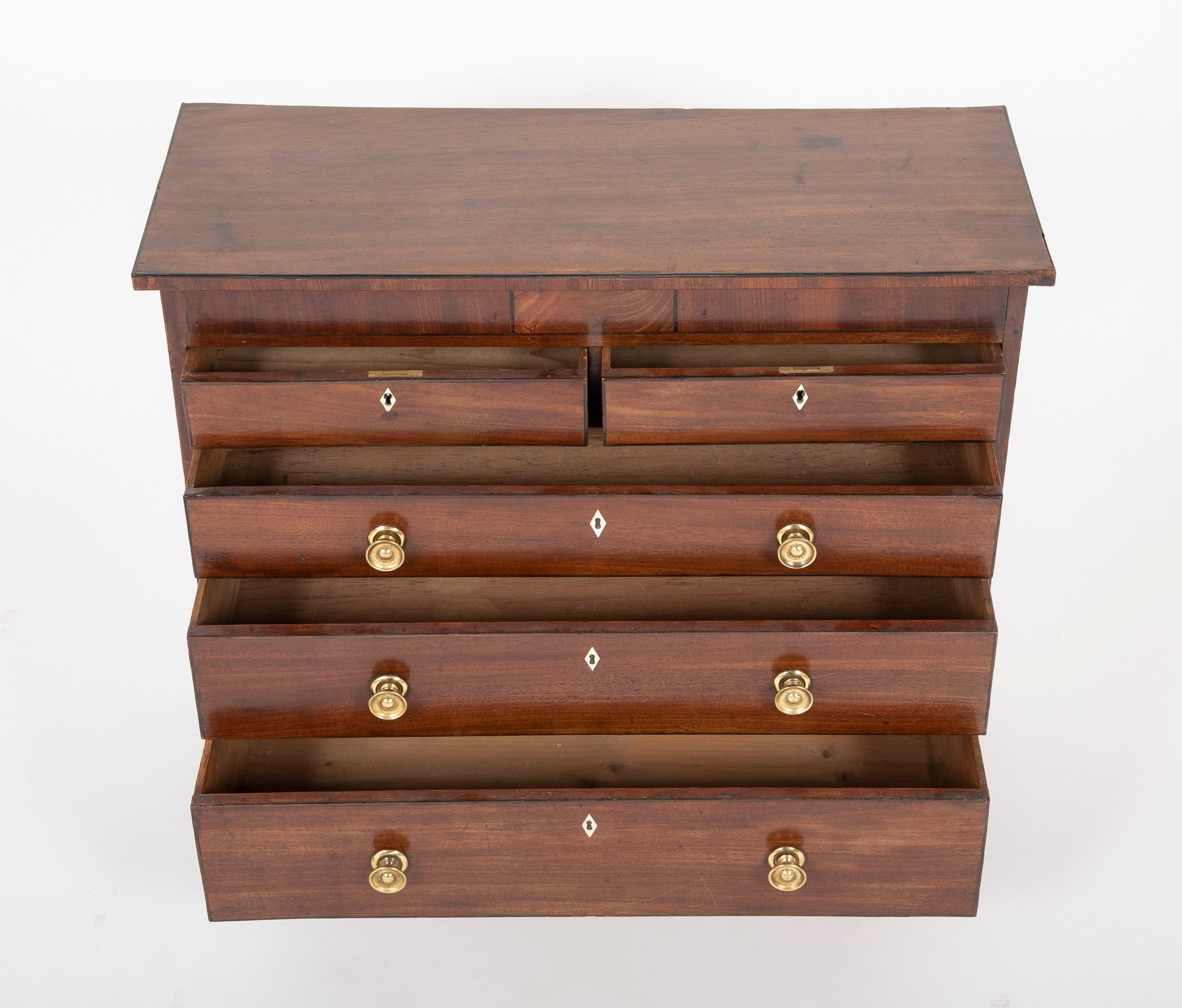 19th Century Regency Mahogany Diminutive Chest