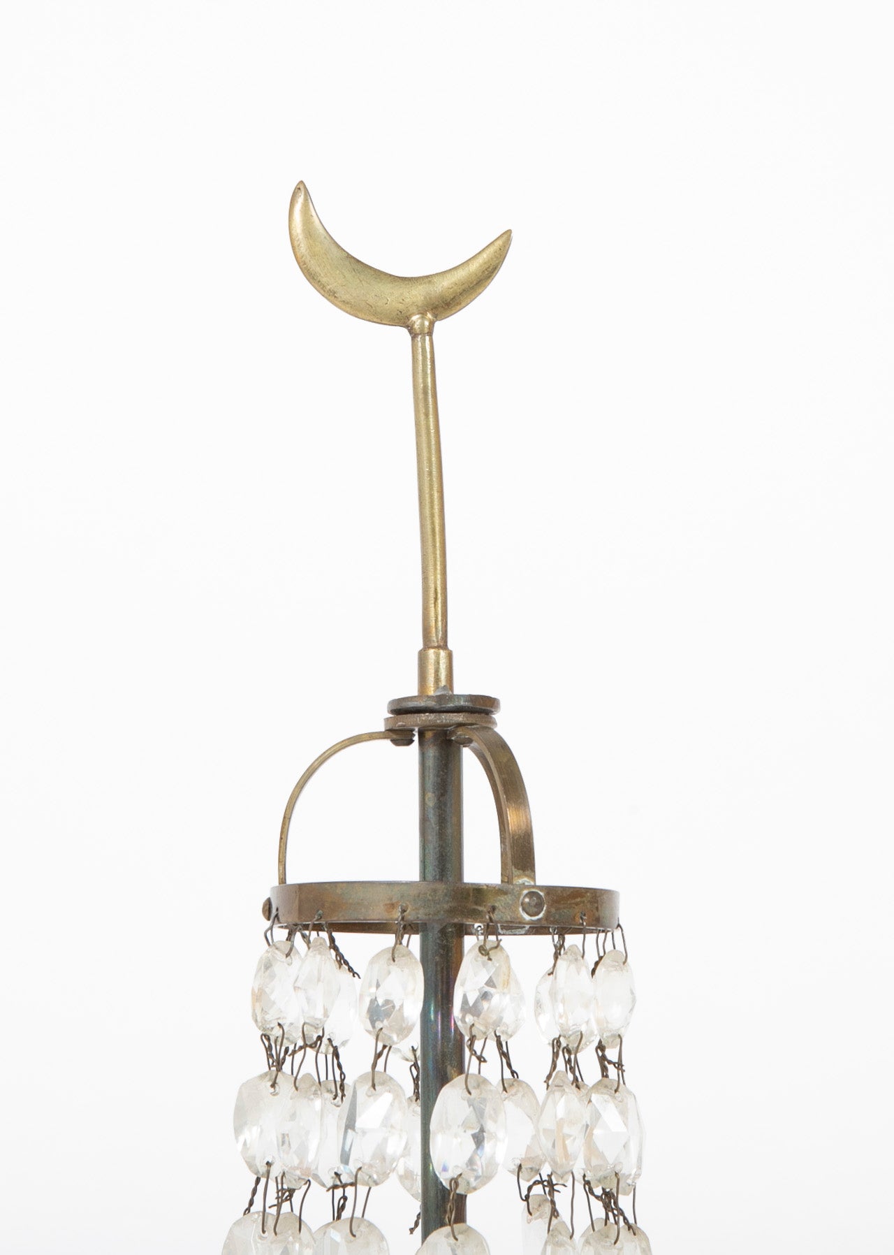 Pair of 19th Century French Moorish Crystal Candelabras.