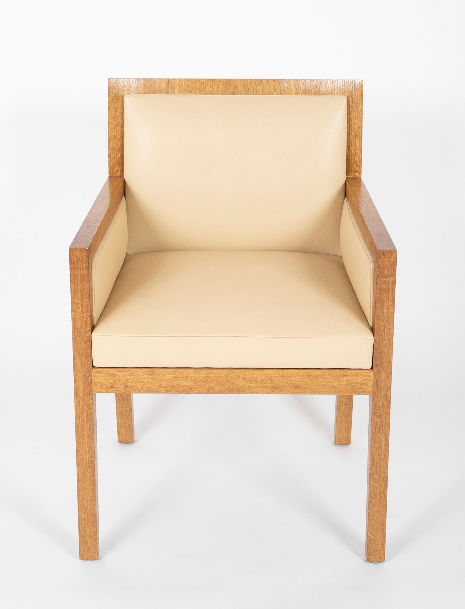 Set of Four Nicholas Mongiardo Design from Jean Michel Frank Armchairs