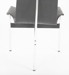 Set of Six T Dining Chairs Designed by Katavolos & Littell & Kelley