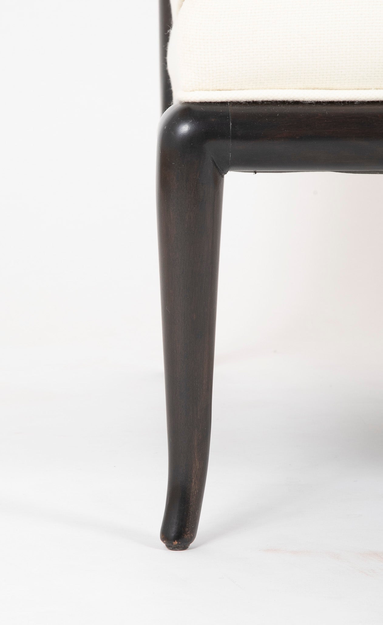 Pair of Ebonized Robsjohn-Gibbings Slipper Chairs