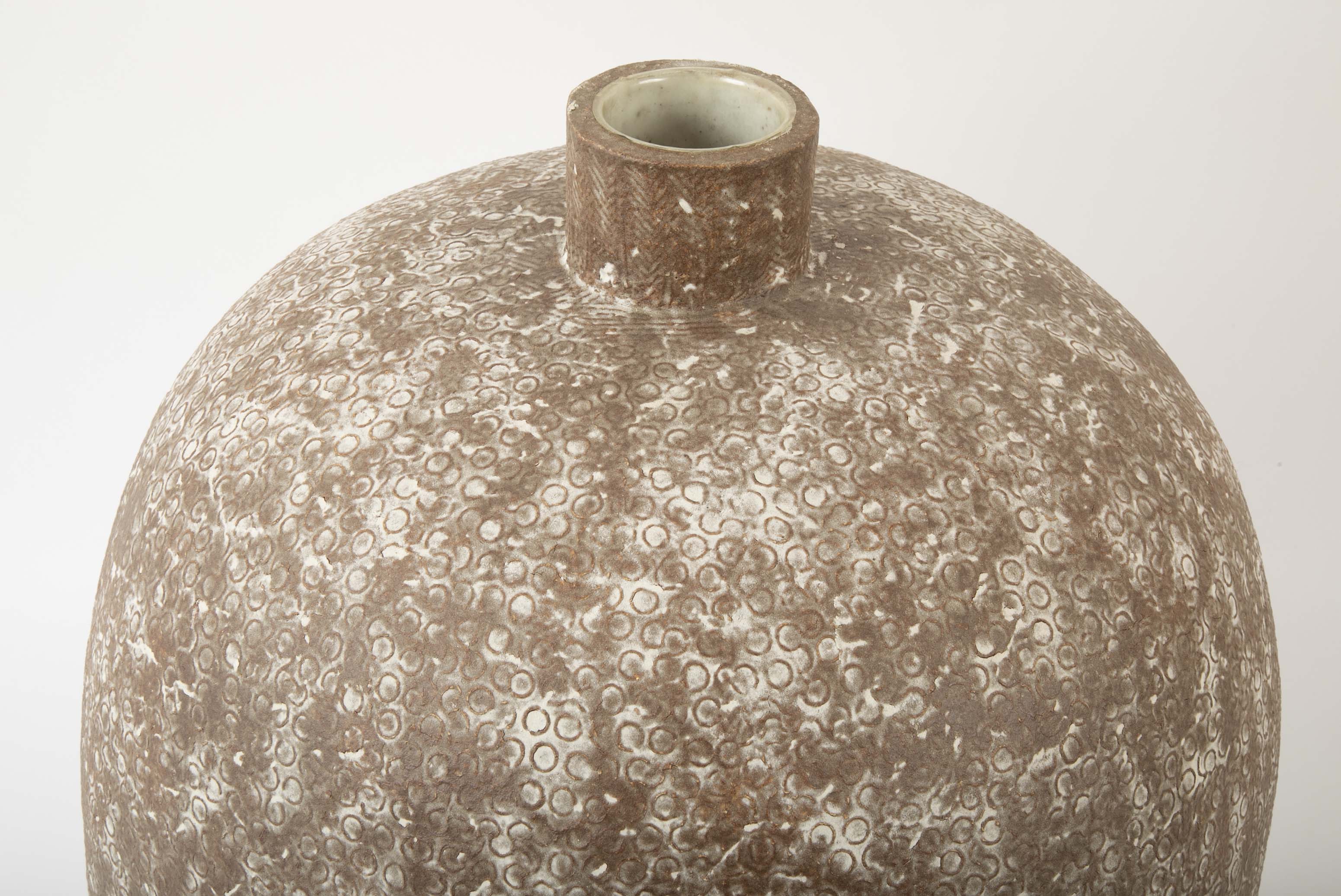 Claude Conover Stoneware Vessel Titled "Uxue"