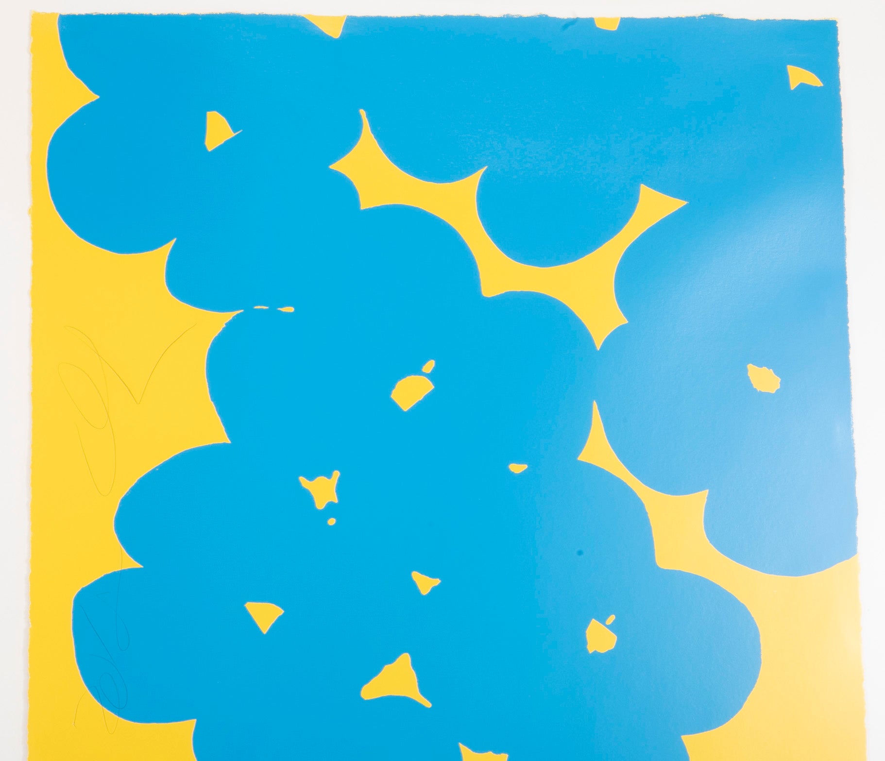Donald Sultan "Wallflowers" 2018