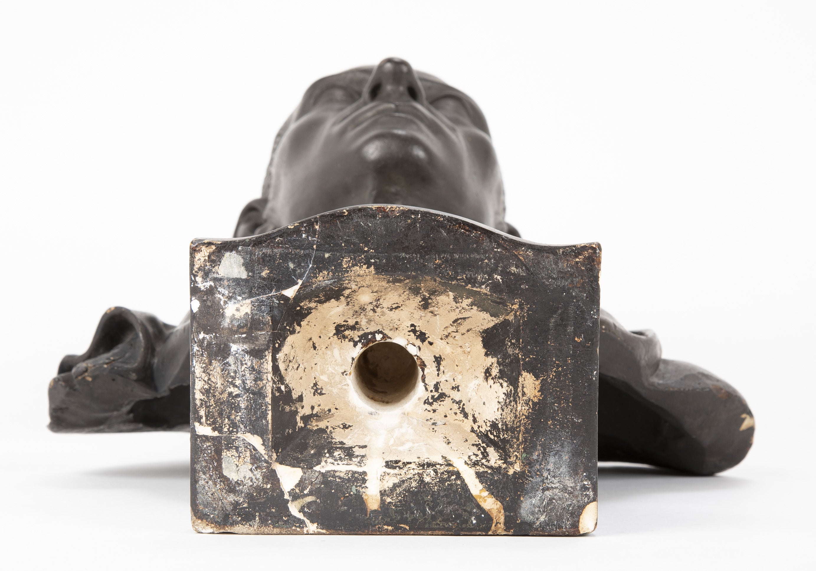 A 19th Century Ebonized Plaster Bust of Marcus Tulles Cicero