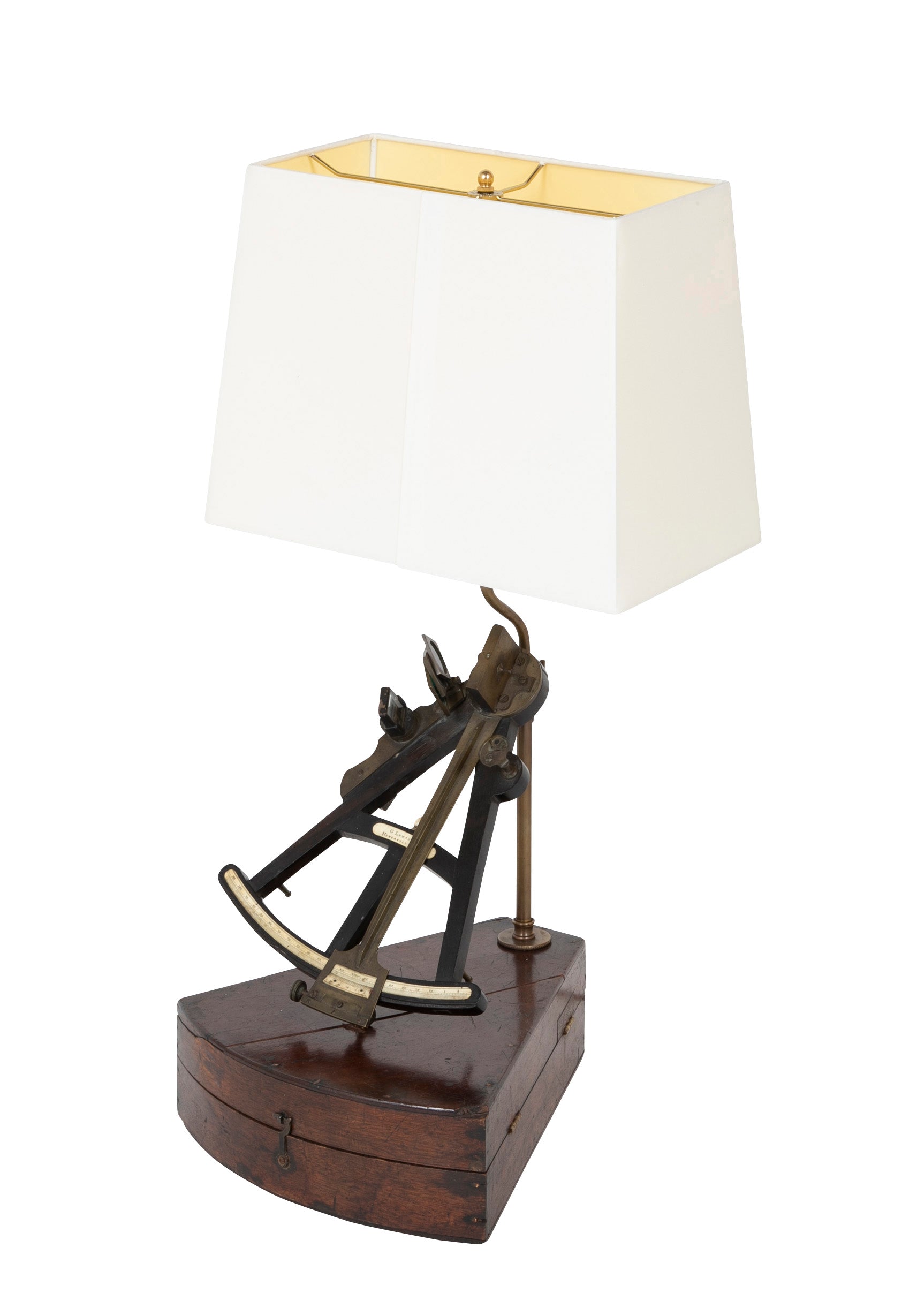 19th Century English Octant Lamp