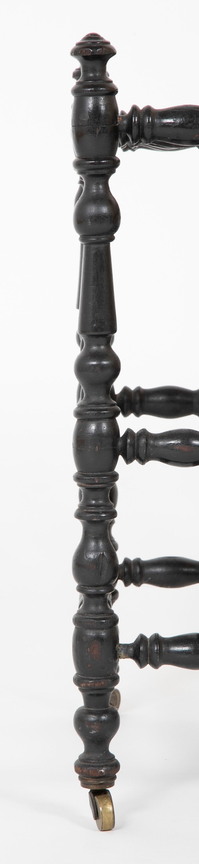 Pair of 19th Century Ebonized English Canterbury's