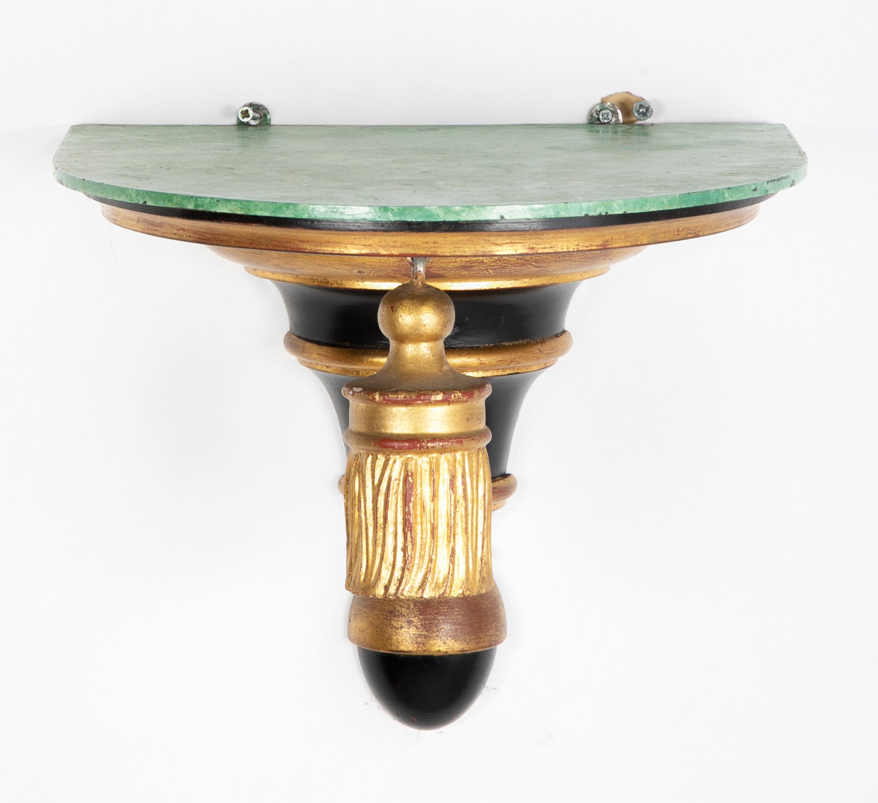 Pair of Regency Painted Wall Brackets
