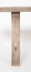 A Pair of French Farmhouse Weathered Oak Backless Benches