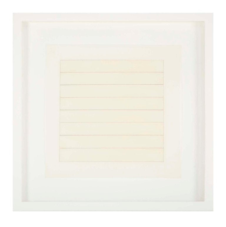 Set of 10 Lithographs After Drawings by Agnes Martin