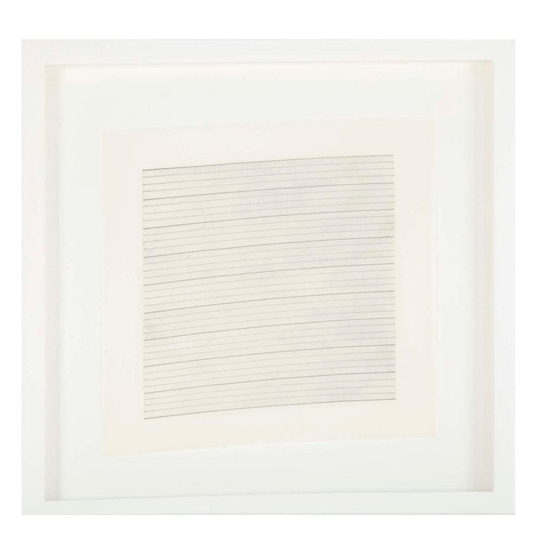 Set of 10 Lithographs After Drawings by Agnes Martin
