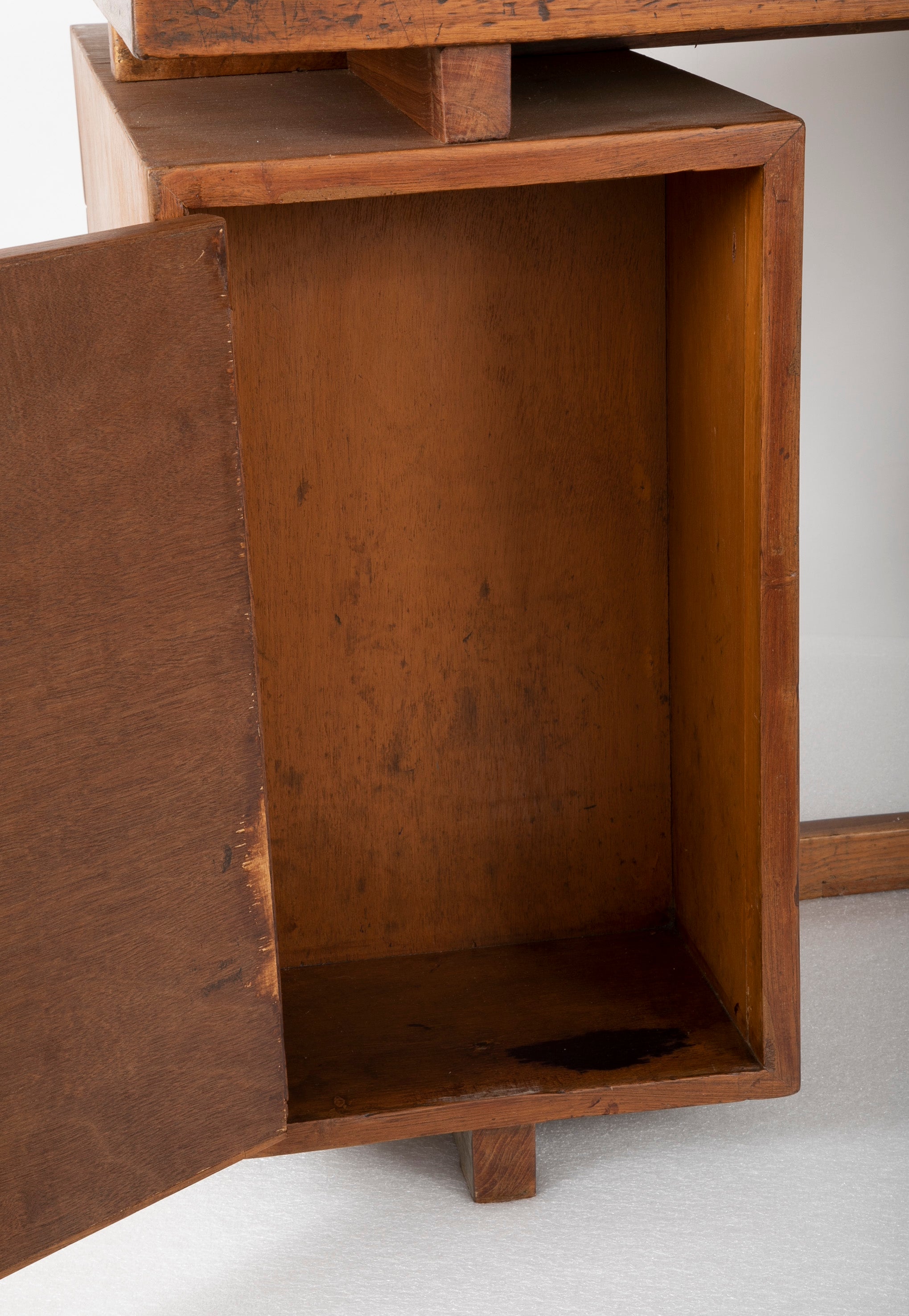 Original Pierre Jeanneret 'X' Leg Desk from the Offices of Chandigarh, India Designed by Le Corbusier