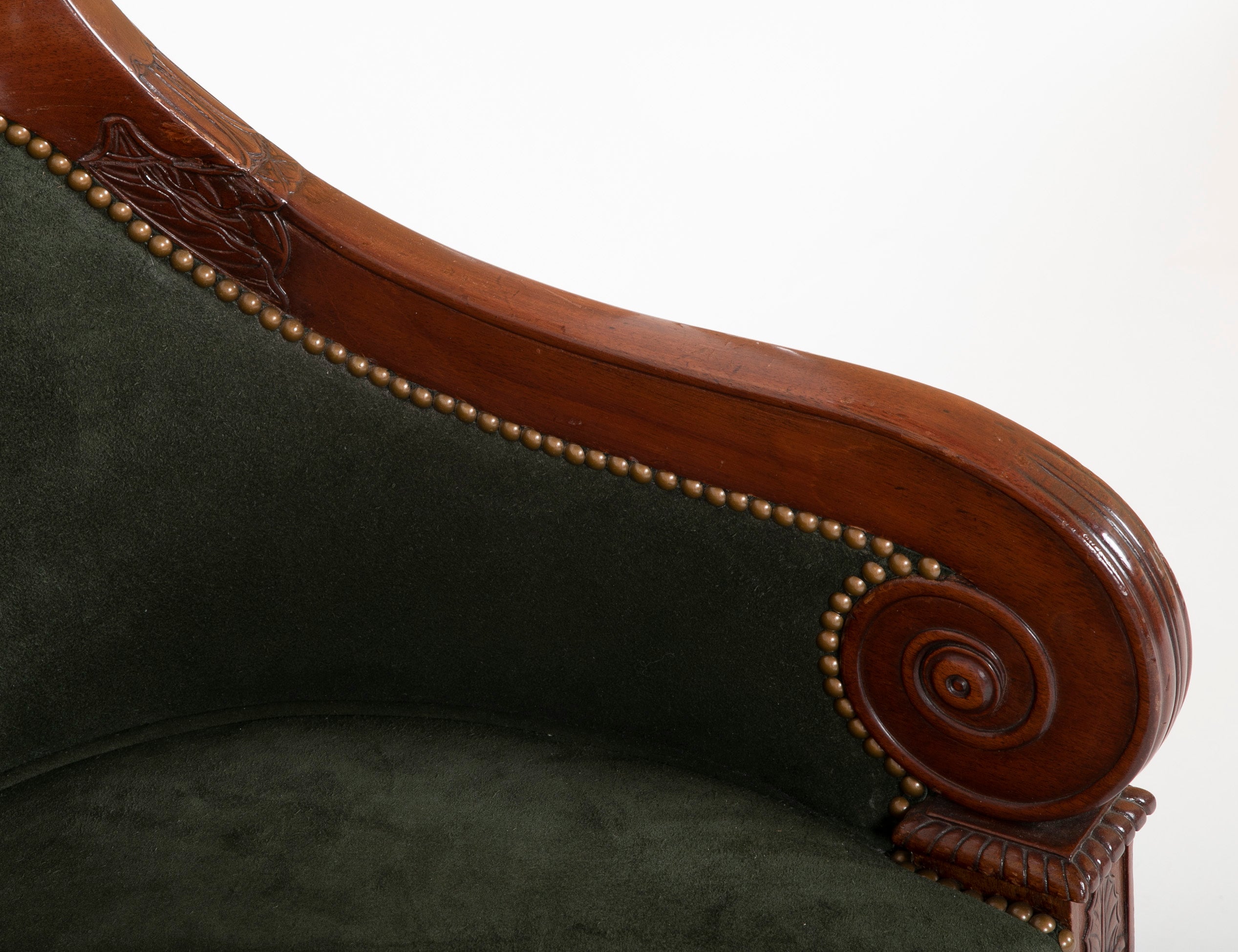 A French Mahogany Empire Chair