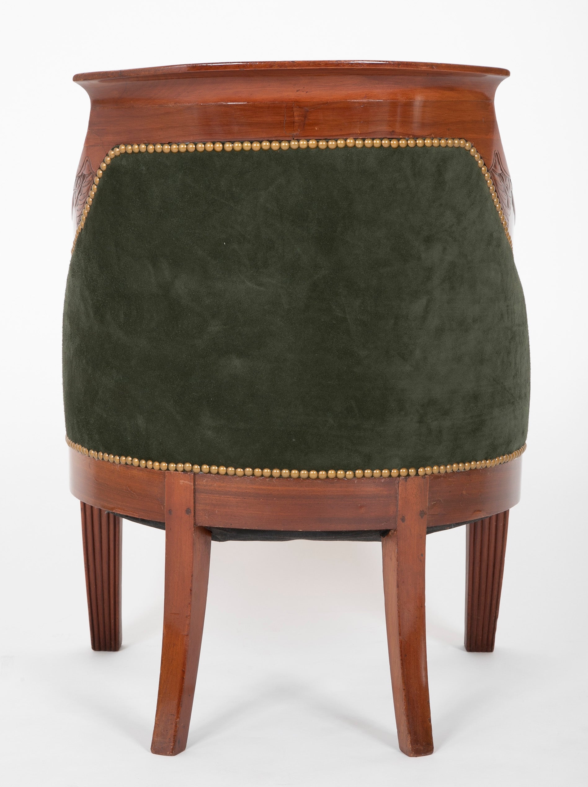 A French Mahogany Empire Chair
