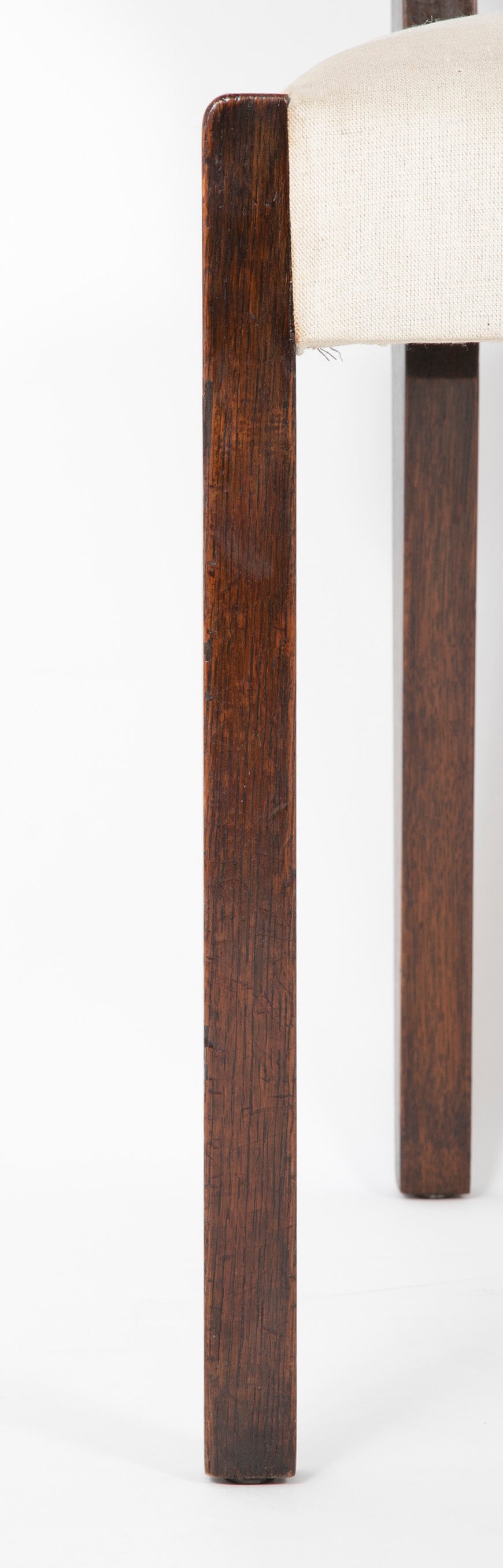 Modern Chair in Stained Oregon Pine by Andre Sornay