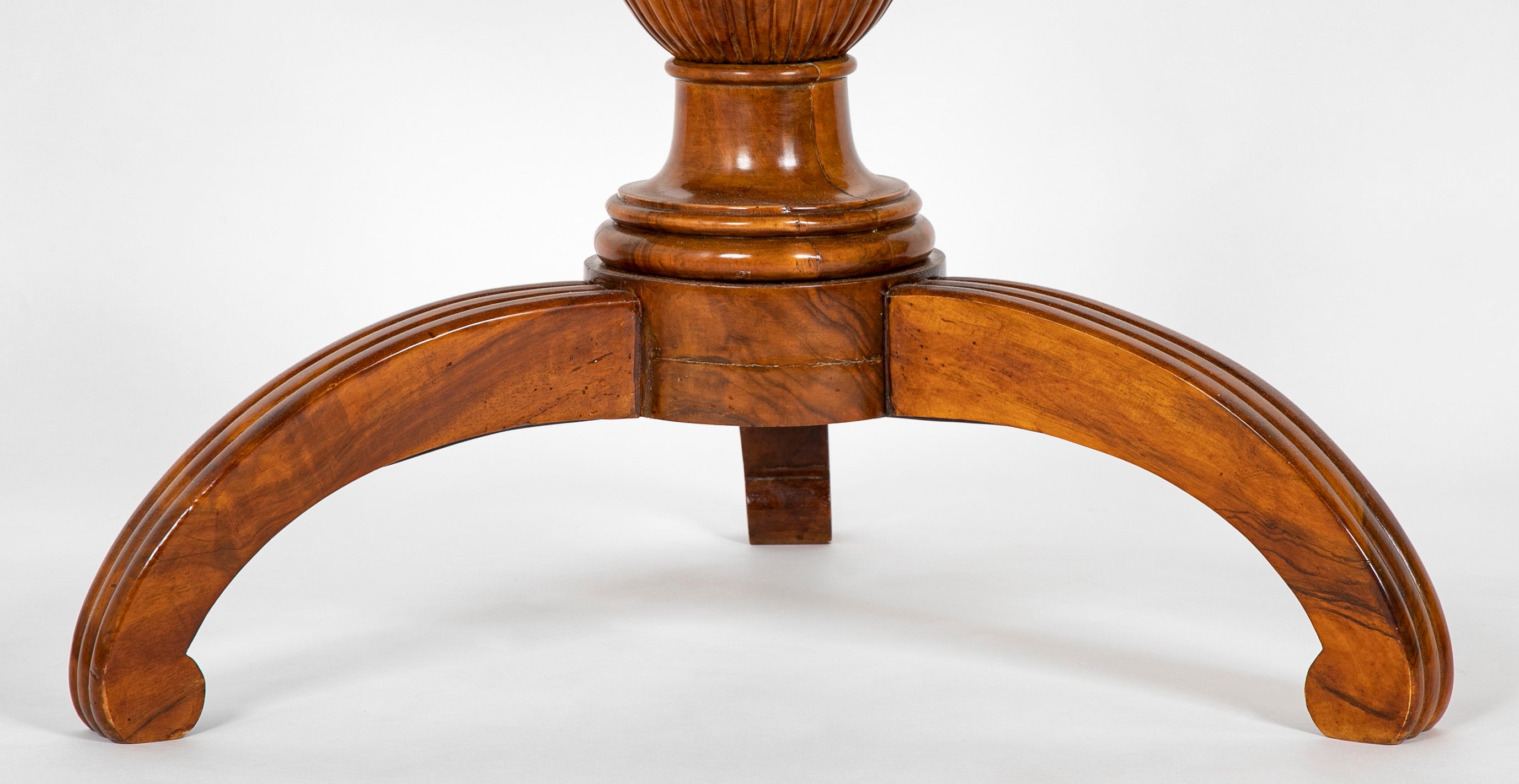 Mid 19th Century Italian Walnut Center Table