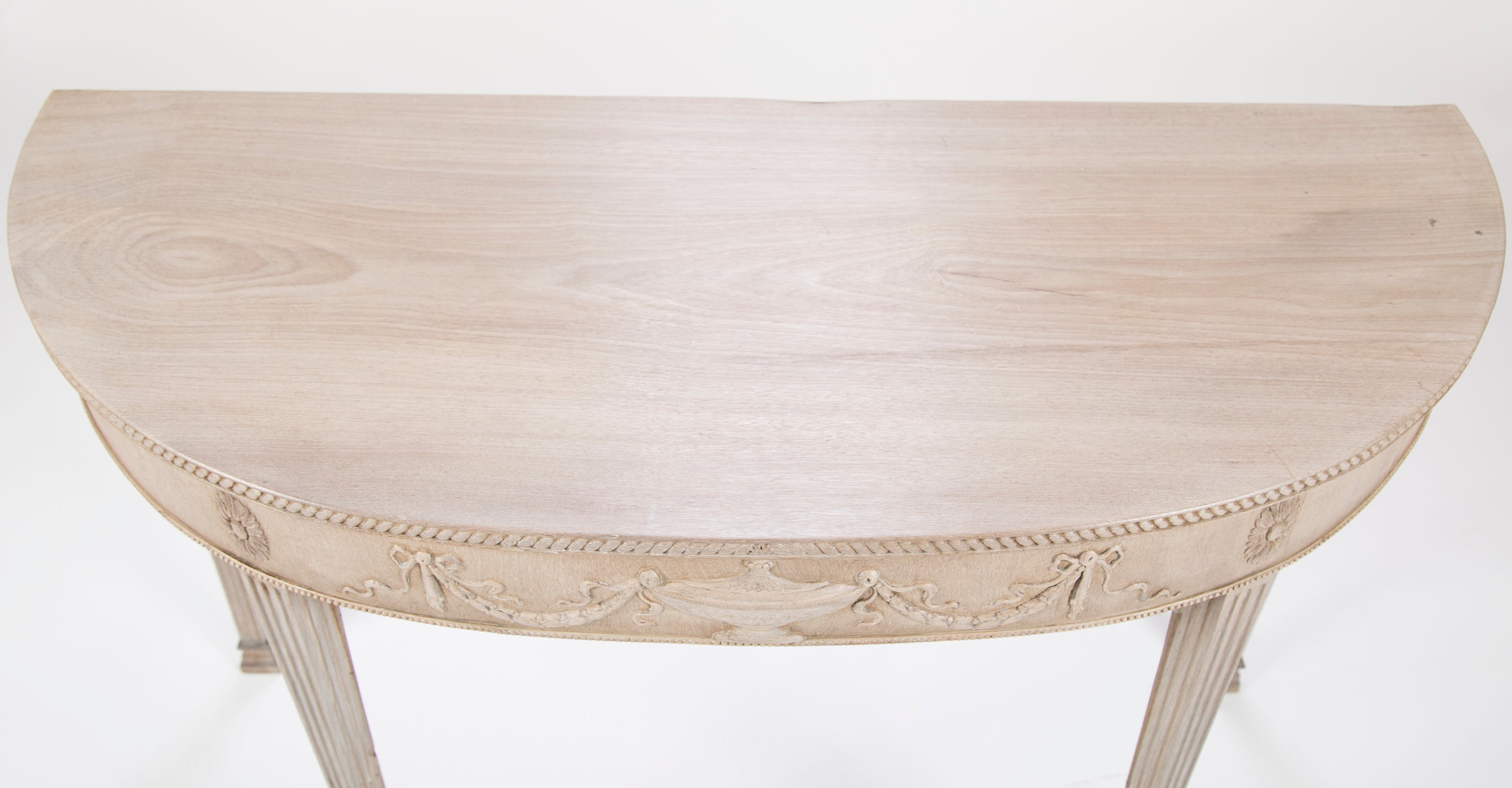George III Demi Lune Console Table