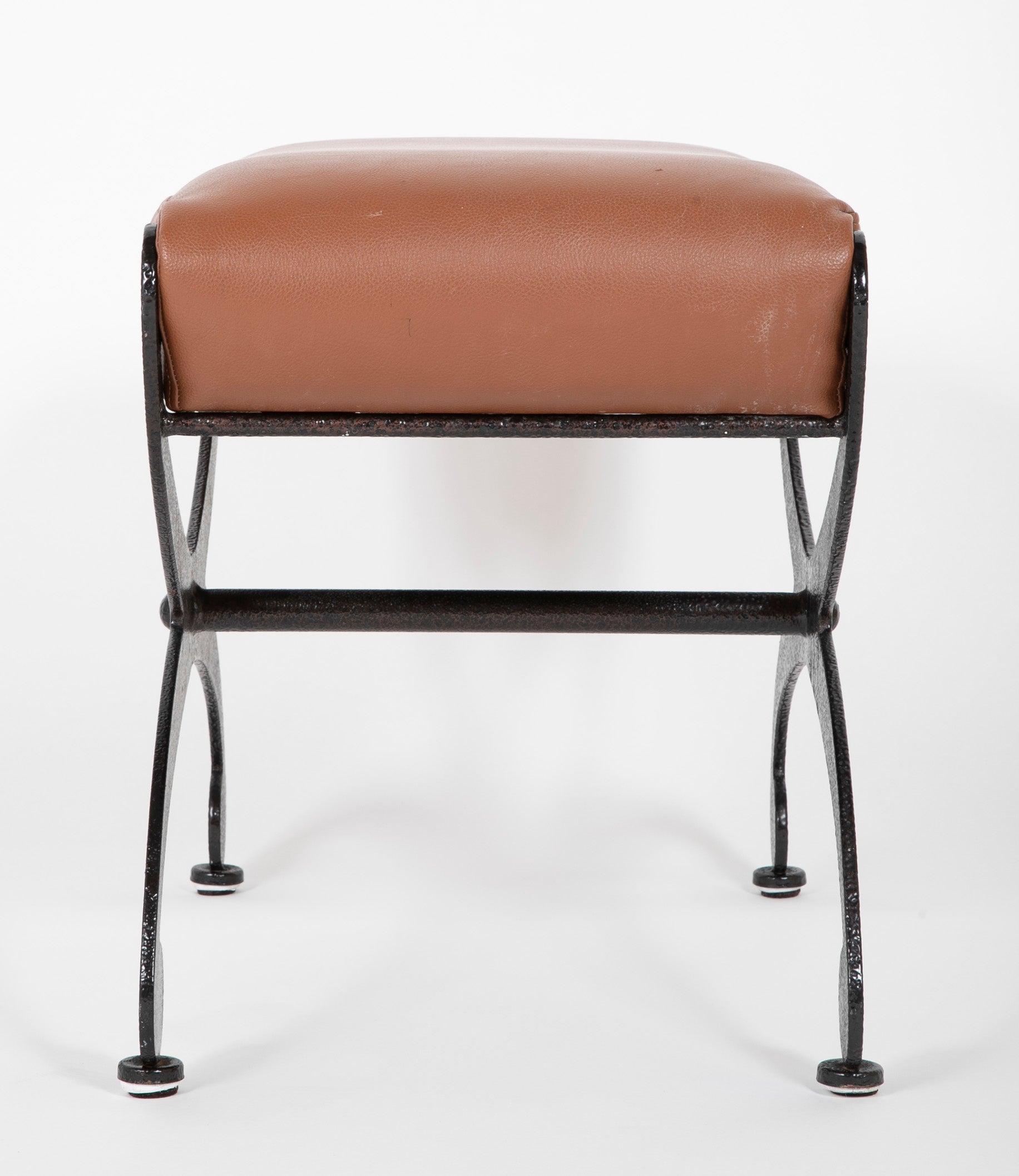 Pair of Regency Style Steel X - Stools