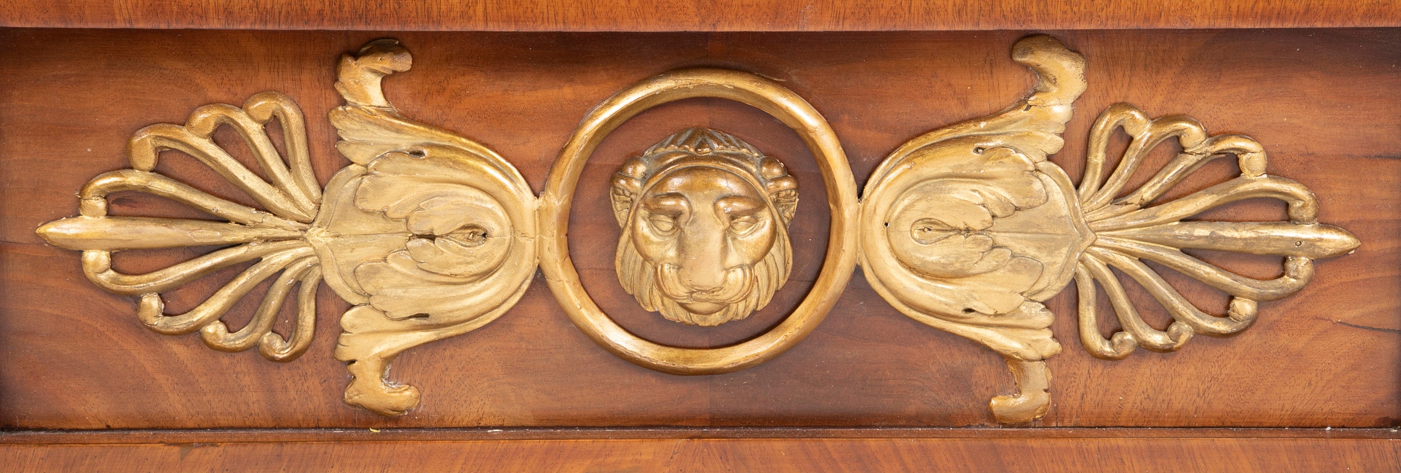 Northern European Mahogany and Birdseye Maple Pier Mirror