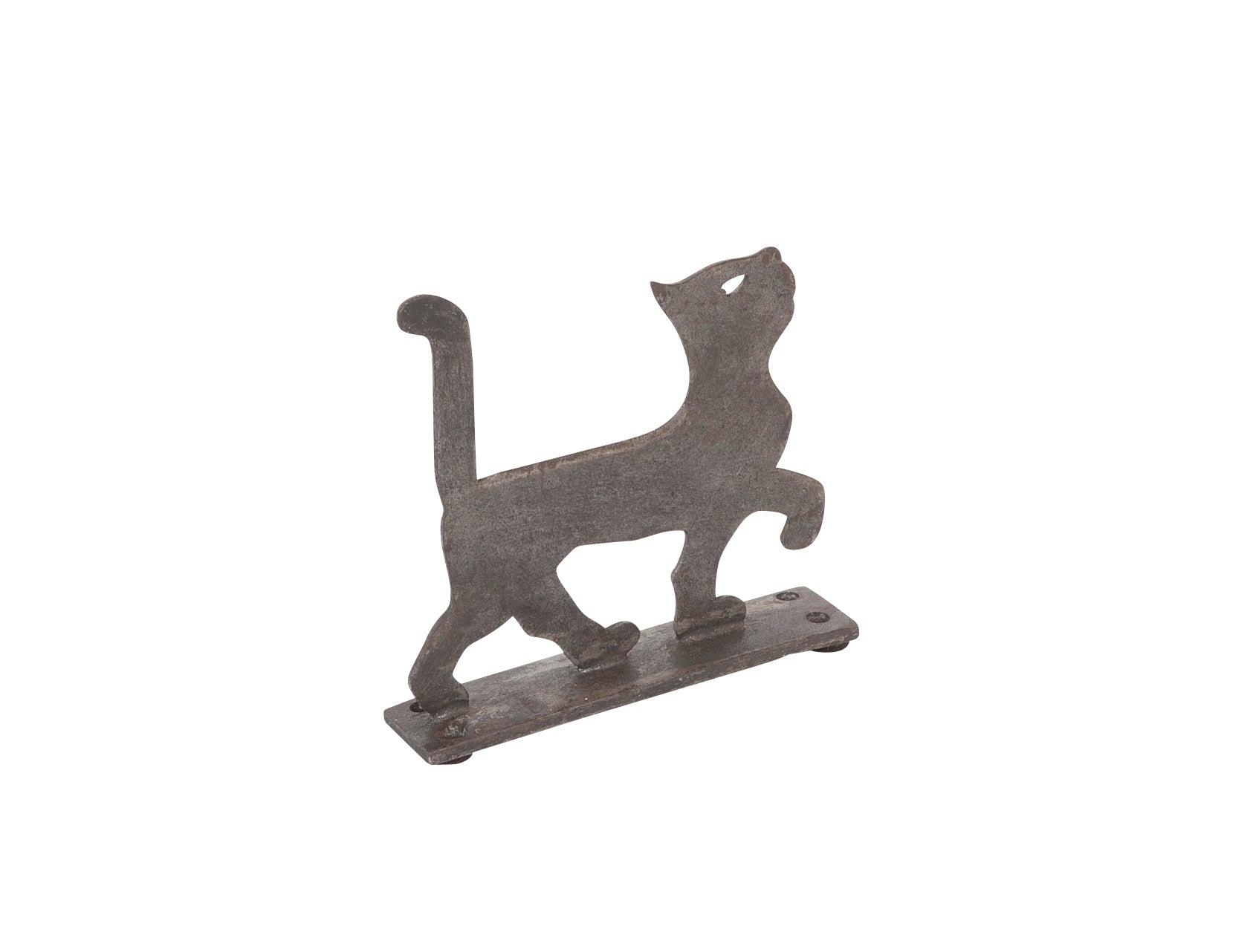 Early 20th Century Boot Scraper in the Form of 'Cat with Attitude'
